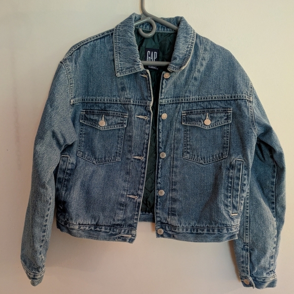 GAP Jackets & Blazers - Gap Vintage Womens' Denim Quilt Lined Jean Jacket Medium